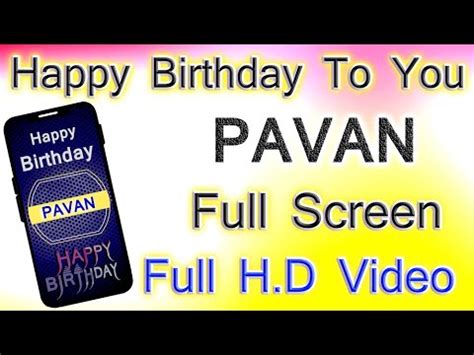 Pavan birthday vlessing